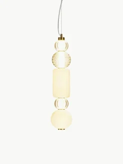 Maytoni Mundgeblasene kleine LED-Pendelleuchte Collar