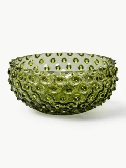 Anna von Lipa Mundgeblasene Schale Hobnail