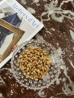Anna von Lipa Mundgeblasene Schale Hobnail