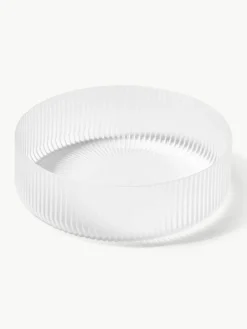 ferm LIVING Mundgeblasene Servierschälchen Ripple mit Rillenstruktur, 4 Stück