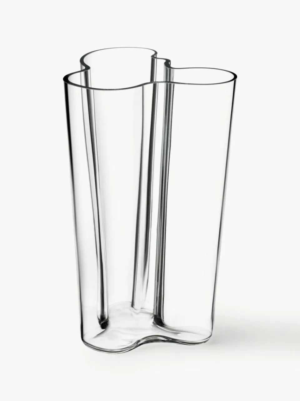 iittala Mundgeblasene Vase Alvar Aalto, H 25 cm