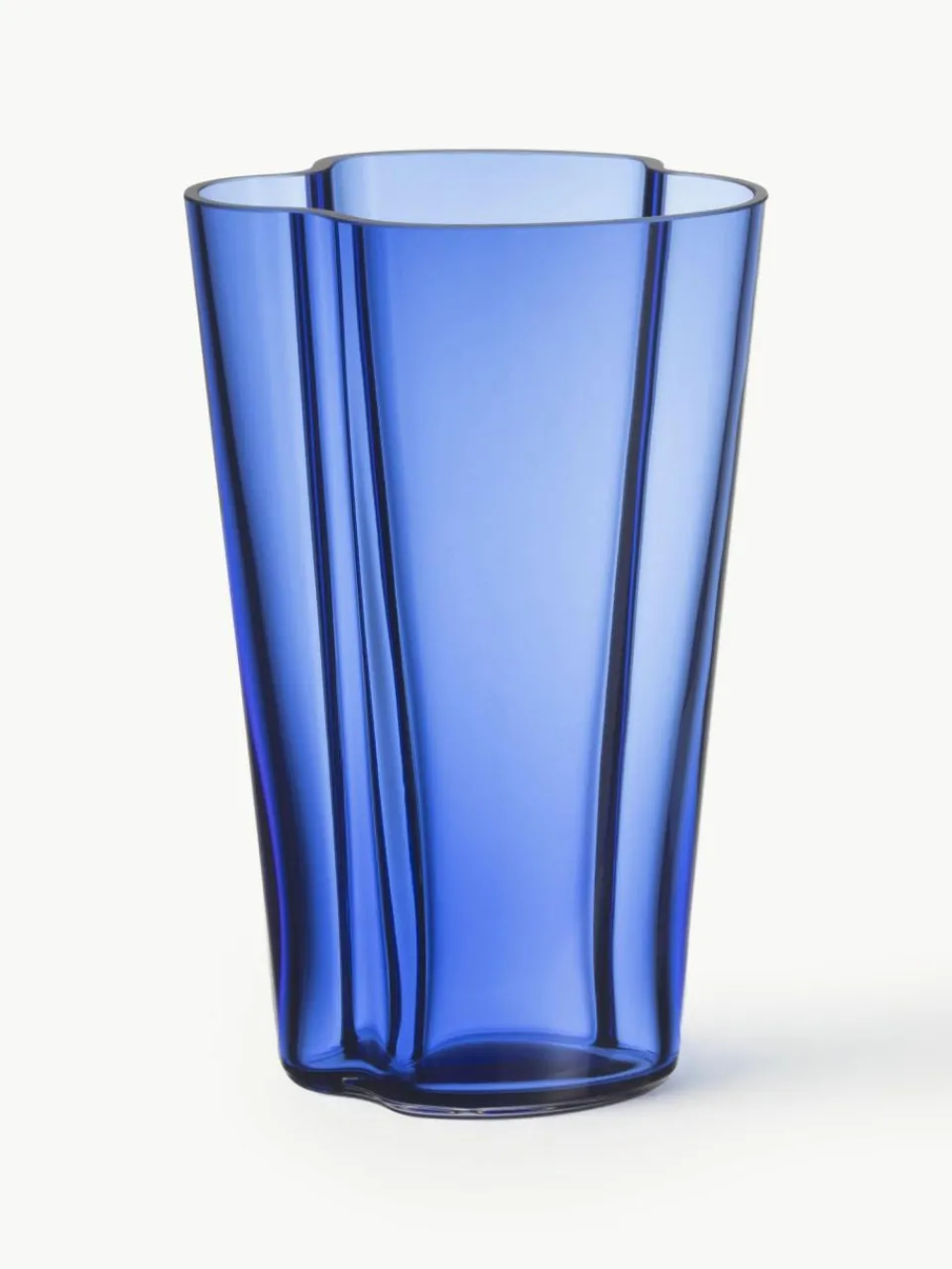 iittala Mundgeblasene Vase Alvar Aalto, H 22 cm