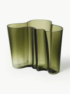 iittala Mundgeblasene Vase Alvar Aalto, H 16 cm