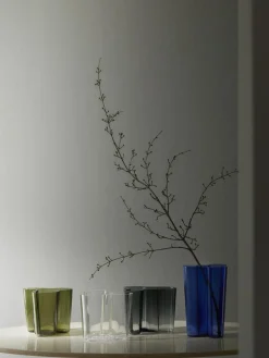 iittala Mundgeblasene Vase Alvar Aalto, H 16 cm