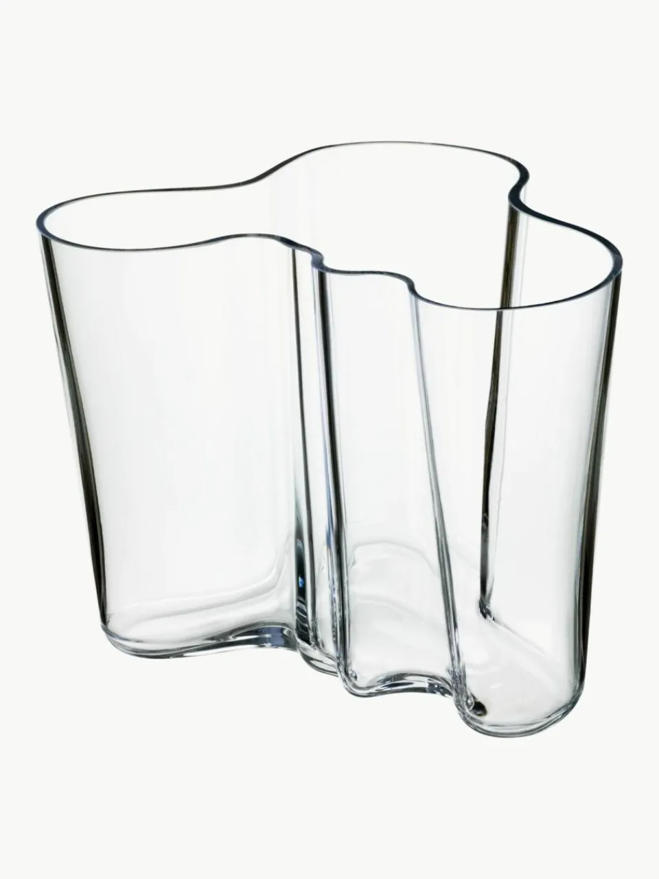 iittala Mundgeblasene Vase Alvar Aalto, H 16 cm