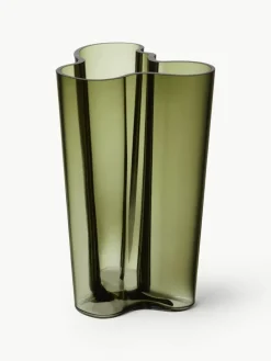 iittala Mundgeblasene Vase Alvar Aalto, H 25 cm