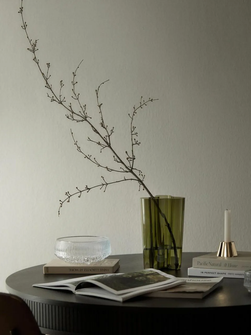 iittala Mundgeblasene Vase Alvar Aalto, H 25 cm