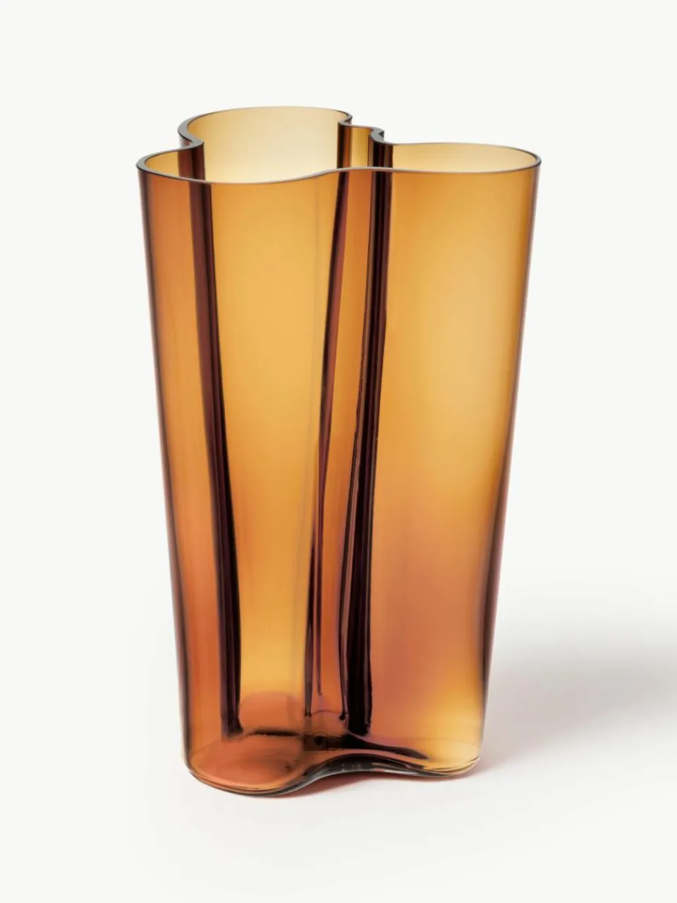 iittala Mundgeblasene Vase Alvar Aalto, H 25 cm