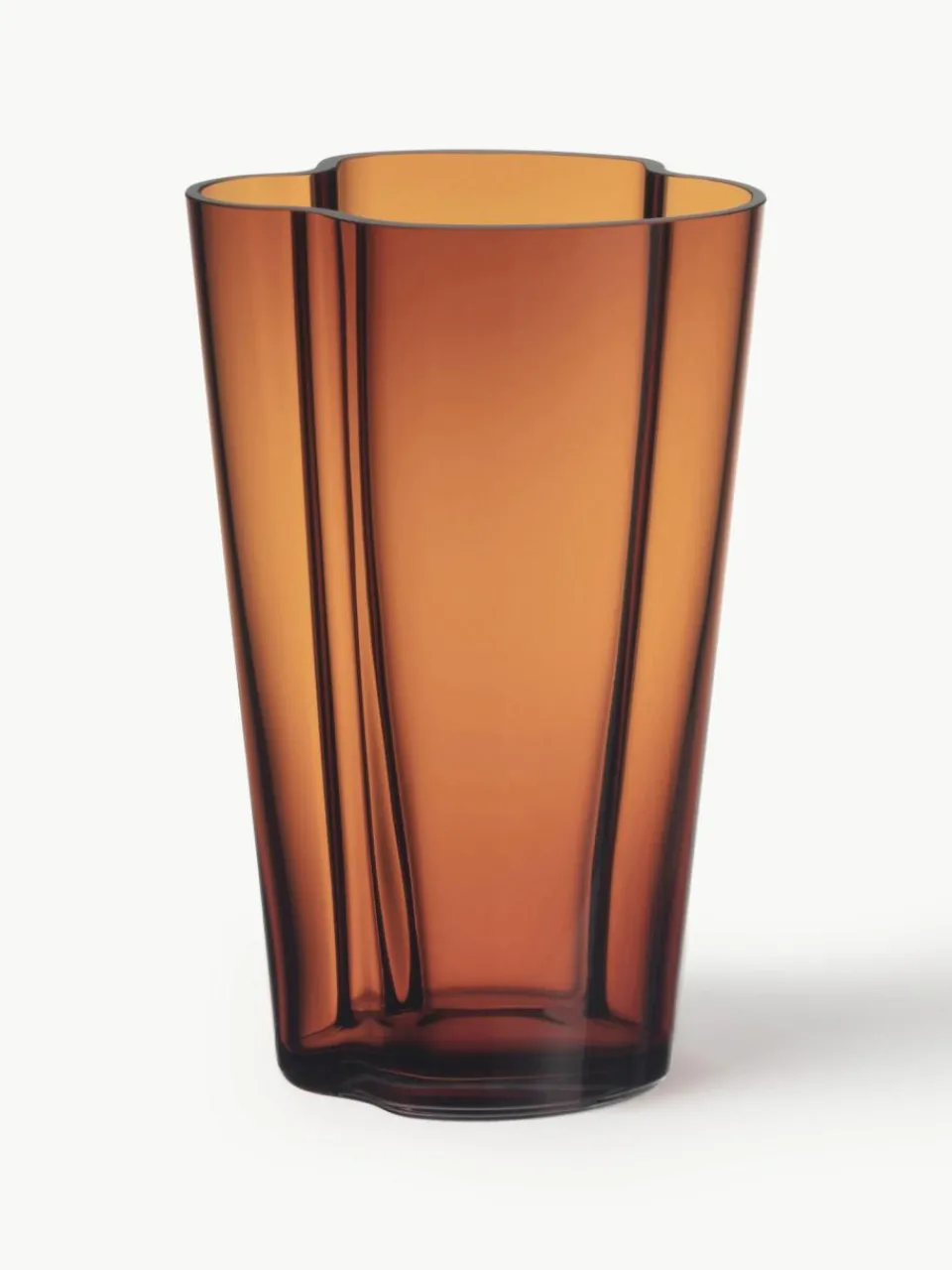 iittala Mundgeblasene Vase Alvar Aalto, H 22 cm