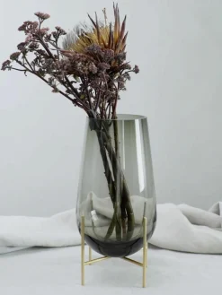 Audo Copenhagen Mundgeblasene Vase Échasse, H 28 cm