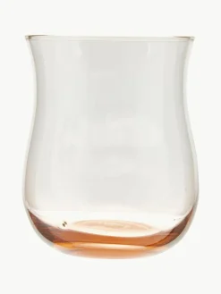 Bitossi Home Mundgeblasene Wassergläser Diseguale in unterschiedlichen Farben und Formen, 6er-Set