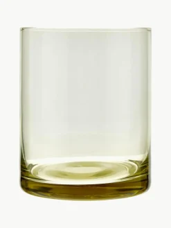 Bitossi Home Mundgeblasene Wassergläser Diseguale in unterschiedlichen Farben und Formen, 6er-Set