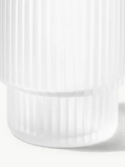 ferm LIVING Mundgeblasene Wassergläser Ripple mit Rillenrelief, 4er-Set