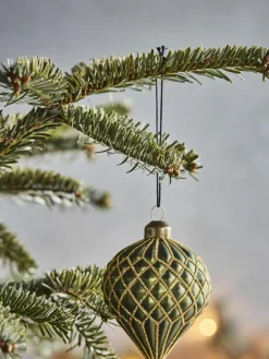 House Doctor Mundgeblasene Weihnachtsbaumanhänger Hinda, 4 Stück