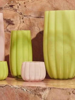 Pols Potten Mundgeblasener Glas-Teelichthalter Melon