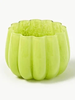 Pols Potten Mundgeblasener Glas-Teelichthalter Melon