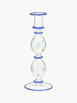 Anna + Nina Mundgeblasener Kerzenhalter Galaxy aus Borosilikatglas