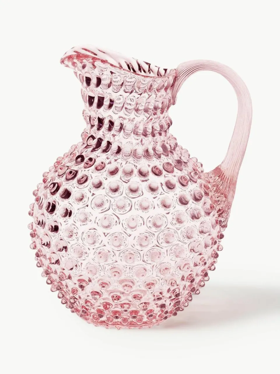 Anna von Lipa Mundgeblasener Krug Hobnail, 2 L