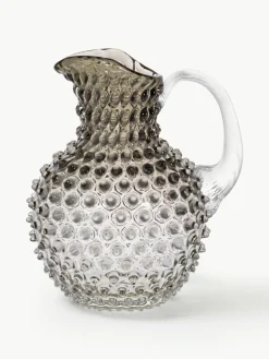Anna von Lipa Mundgeblasener Krug Hobnail, 2 L