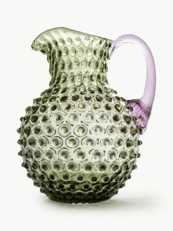 Anna von Lipa Mundgeblasener Krug Hobnail, 2 L