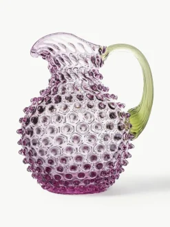 Anna von Lipa Mundgeblasener Krug Hobnail, 2 L