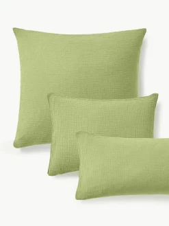 Westwing Collection Musselin-Kopfkissenbezug Odile