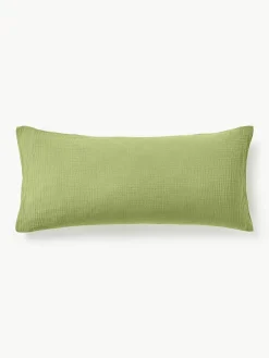 Westwing Collection Musselin-Kopfkissenbezug Odile