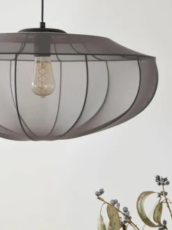 Westwing Collection Netzstoff-Pendelleuchte Beau