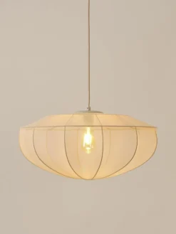 Westwing Collection Netzstoff-Pendelleuchte Beau