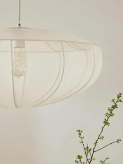 Westwing Collection Netzstoff-Pendelleuchte Beau