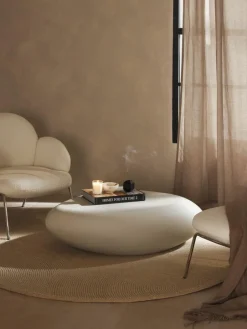Westwing Collection Niedriger Couchtisch Pietra in organischer Form