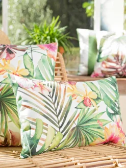 Magma Outdoor-Kissenhülle Kokamo mit tropischem Print