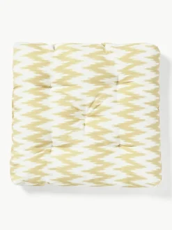 Westwing Collection Outdoor-Sitzkissen Maillot mit Ikat Muster