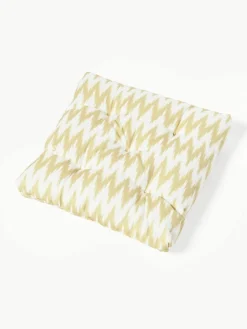 Westwing Collection Outdoor-Sitzkissen Maillot mit Ikat Muster