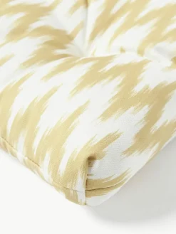 Westwing Collection Outdoor-Sitzkissen Maillot mit Ikat Muster