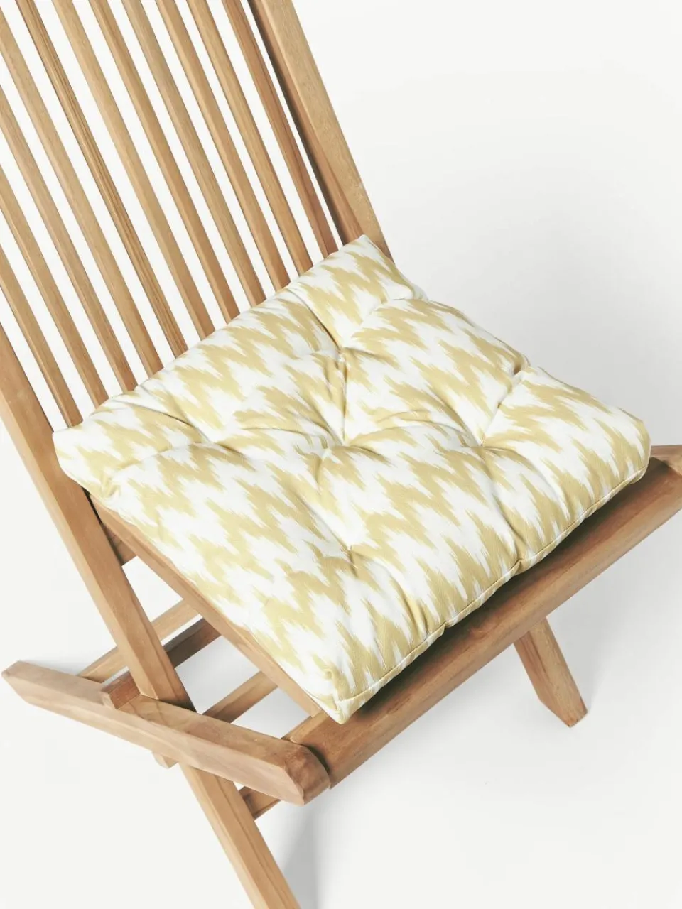 Westwing Collection Outdoor-Sitzkissen Maillot mit Ikat Muster