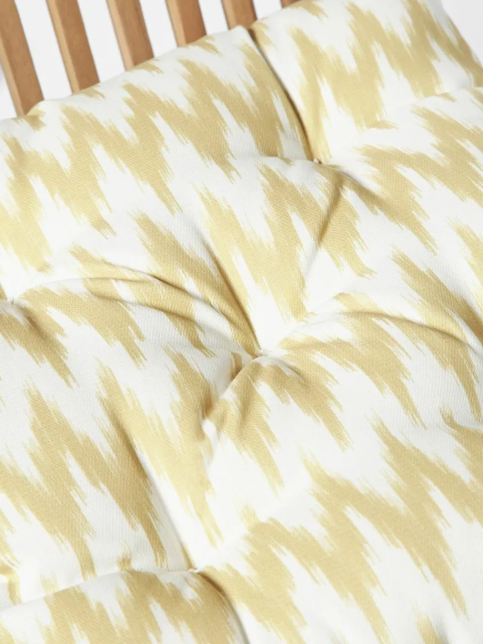 Westwing Collection Outdoor-Sitzkissen Maillot mit Ikat Muster