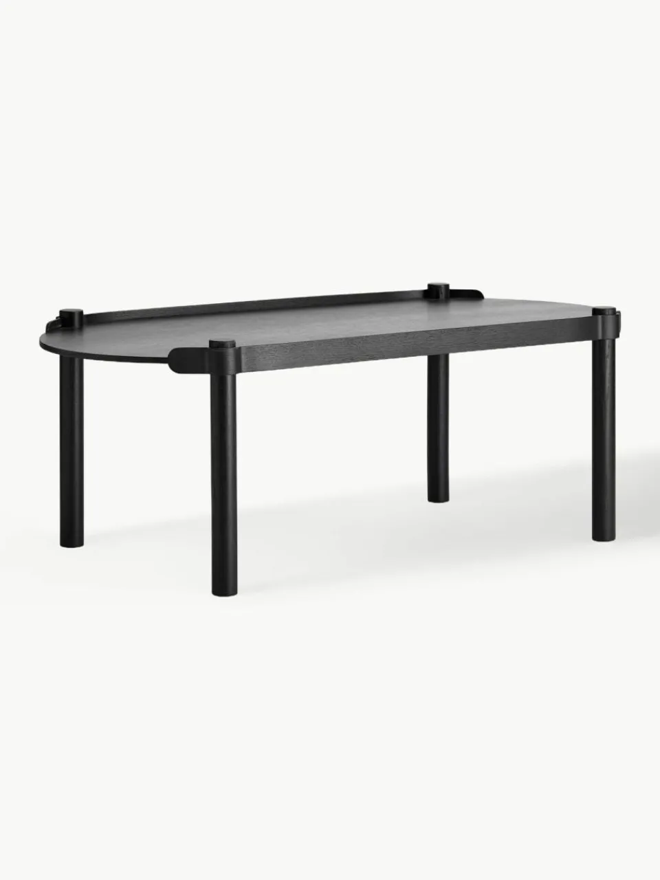 Cooee Design Ovaler Couchtisch Woody aus Eichenholz