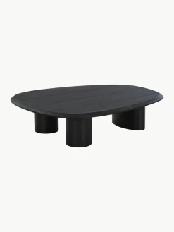 Westwing Ovaler Holz-Couchtisch Tirano