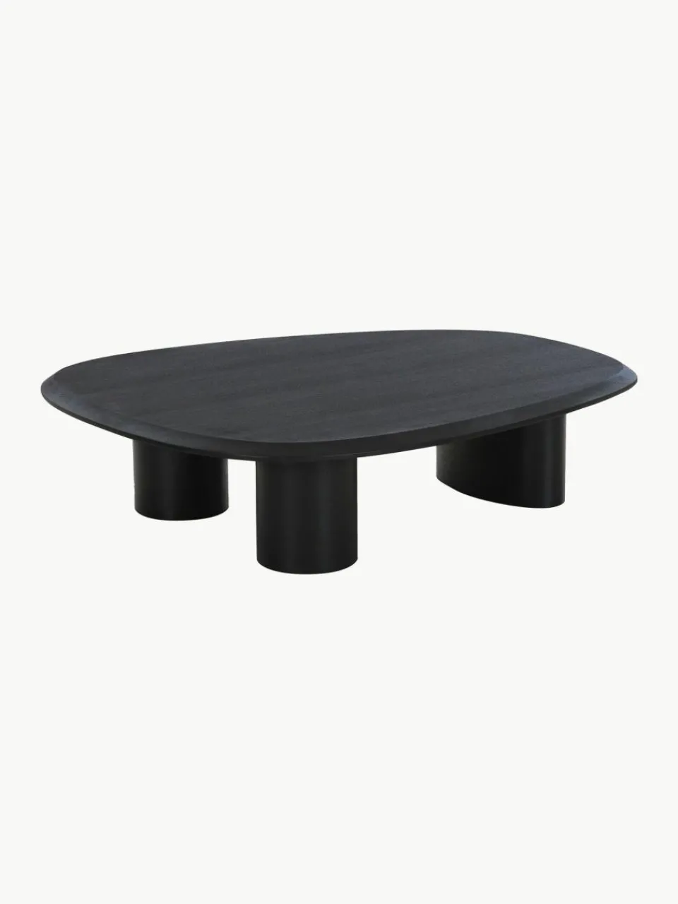 Westwing Ovaler Holz-Couchtisch Tirano