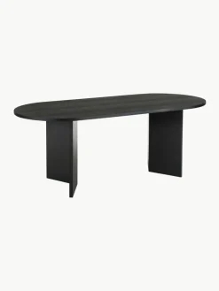 Westwing Collection Ovaler Holz-Esstisch Toni, 200 x 90 cm
