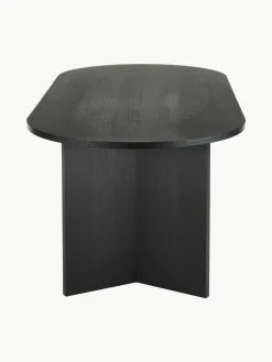 Westwing Collection Ovaler Holz-Esstisch Toni, 200 x 90 cm