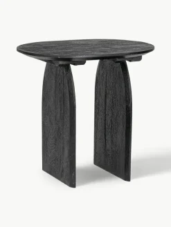 Bizzotto Ovaler Mangoholz-Beistelltisch Monterrey