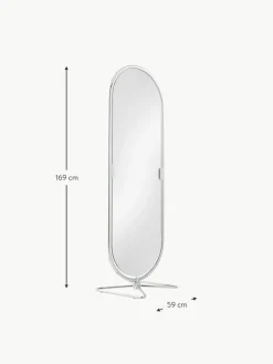 Verpan Ovaler Standspiegel System 1-2-3, Design Verner Panton
