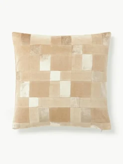 Westwing Collection Patchwork-Kissenhülle Bastien aus Samt