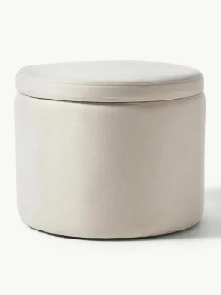 Westwing Collection Polsterhocker Alida mit Stauraum