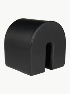 Kristina Dam Polsterhocker Curved aus Anilinleder