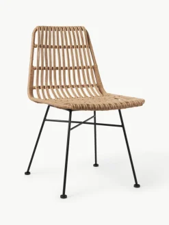 Westwing Collection Polyrattan-Stühle Costa, 2 Stück