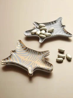 Jonathan Adler Porzellan Deko-Tablett Zebra