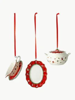 Villeroy & Boch Porzellan-Baumanhänger Toy's Delight, 3er-Set